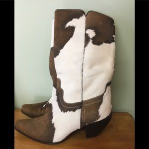 Donald J Pliner cowhide women’s boots size 9M